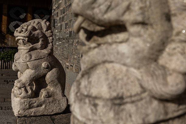 istock Granite Stone lion sculpture 2210966709
