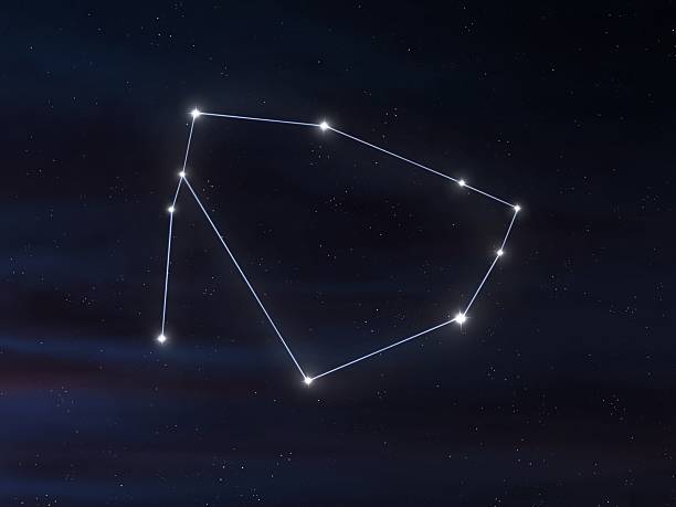 istock Ophiuchus constellation in the night sky. 2210968134