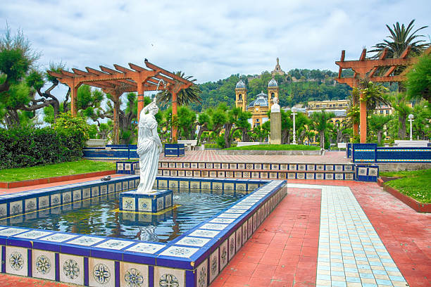 Seafront and City administration of San Sebastian, Basque Country, Spain
