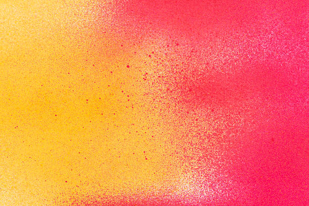 istock Red and yellow spray paint background 2210973452