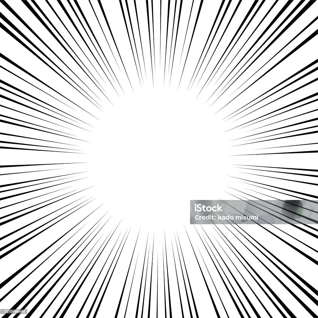 Radial Line Vector Vector Background With Handdrawn Radial Lines Stock Illustration ...