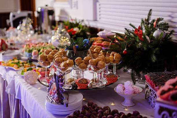 istock A candy bar with sweets and flowers for holidays 2210989532