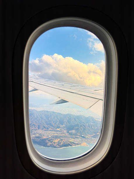 istock Ariel View of the Sky from the Plane Window 2210991433