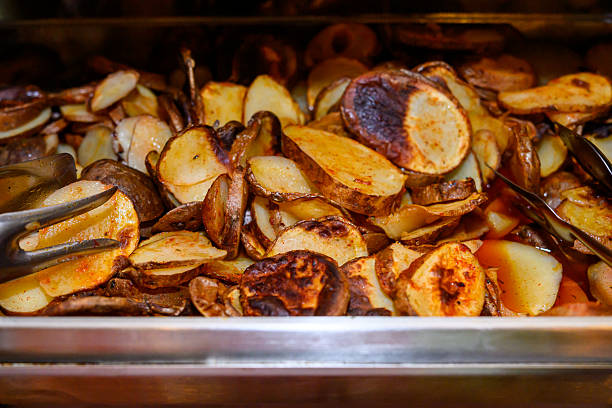 Spicy Potato Wedges are an easy side dish for burgers.