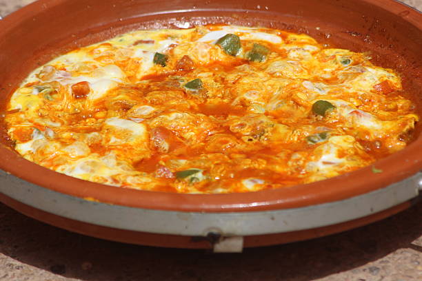 istock Fresh Tajine with Eggs end Vegetables 2210993138