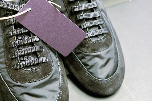 istock Expensive luxury black shoes in a box. 2210994124