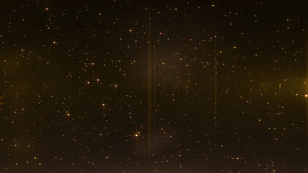 istock Abstract sparkling shining glowing gold particles luxury background. concept for festive, wedding, Announcement of award results, celebrate 2211000238