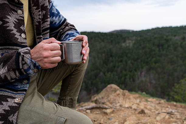 istock Enjoying Coffee on a Scenic Mountain Hike 2211007243