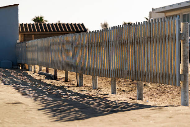 Seaside resort off-season in Fiumicino.Fiumicino is a town and comune in the italian Lazio region, located about thirty kilometers west of Rome.Located by the Tyrrhenian coast, Fiumicino has a large sea resort.