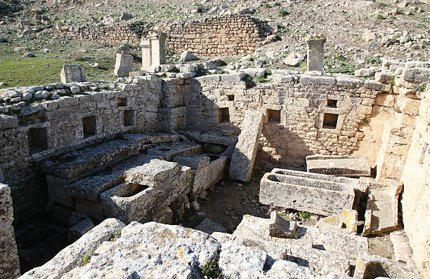 istock Hypogeum in Dougga archaeological site 2211035411