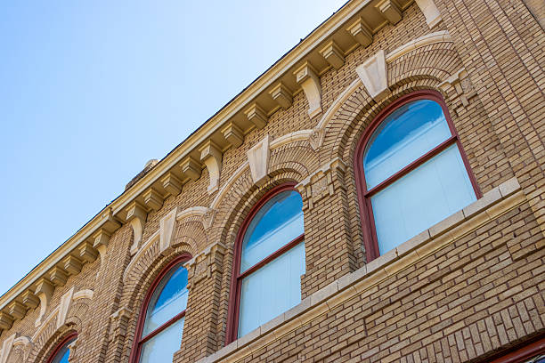 istock Brick facade of historic building 2211041634