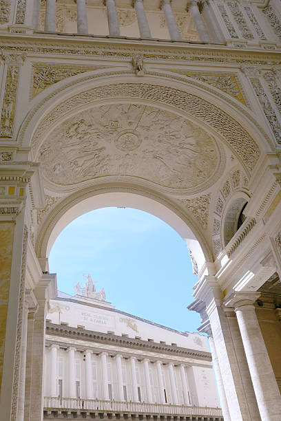 istock Ornate Arch Ceiling and Teatro di San Carlo View 2211043526