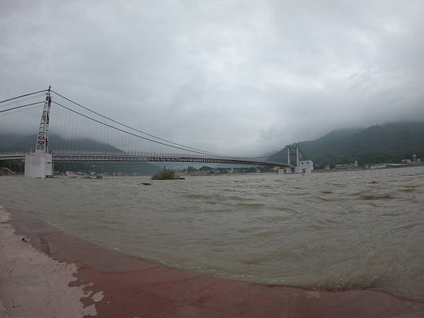 Janki Setu Bridge over the Ganges River – Rishikesh, India