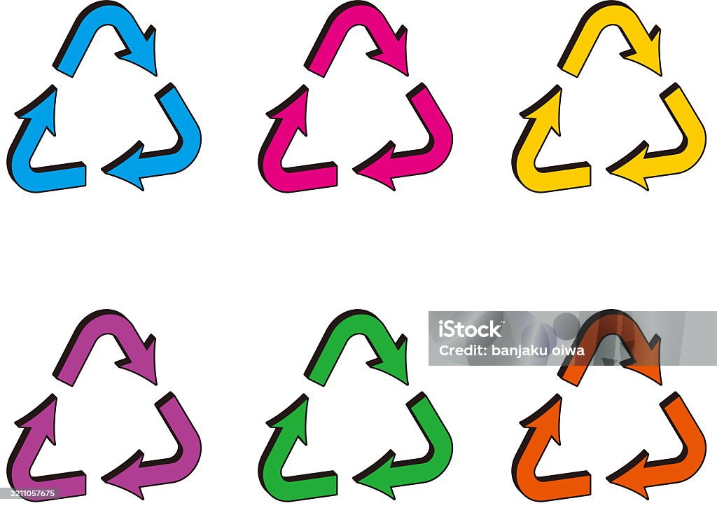 Triangle Cycle Diagram Arrows For Infographic 3d Wind Stock ...