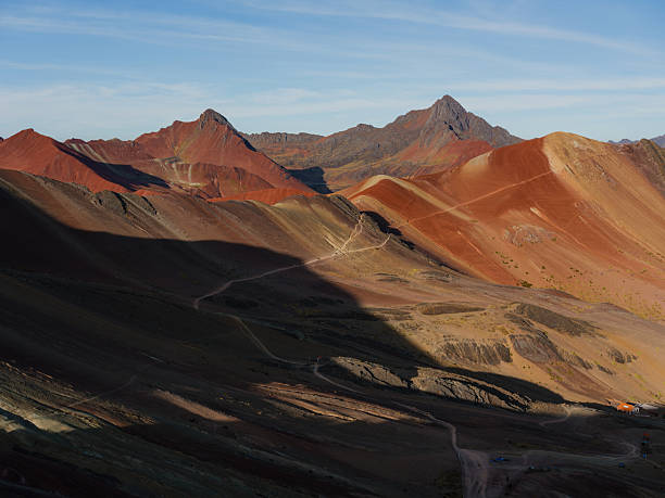 Awe-inspiring view of Andes at 5000 m altitude in Peru