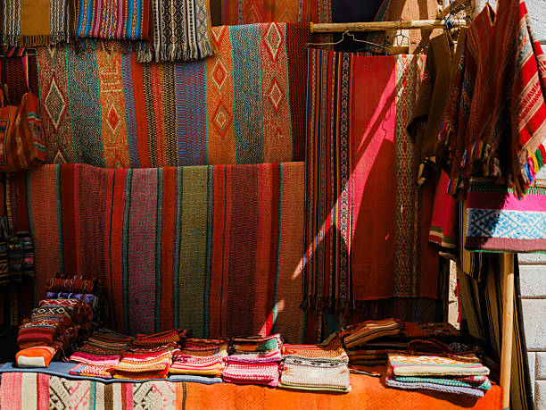 istock Souvenirs and craft on Pisac Market in Cusco region, Peru 2211067071