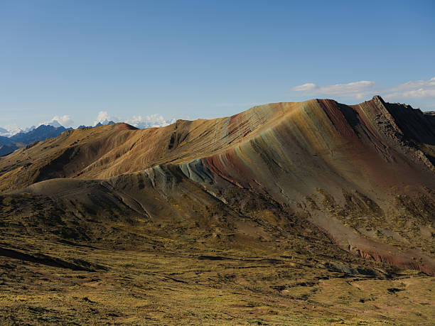 istock Scenic view of Palcoya rainbow mountain in Peru 2211067780