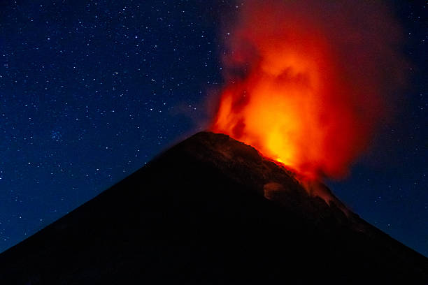 volcano erupting in Guatemala
