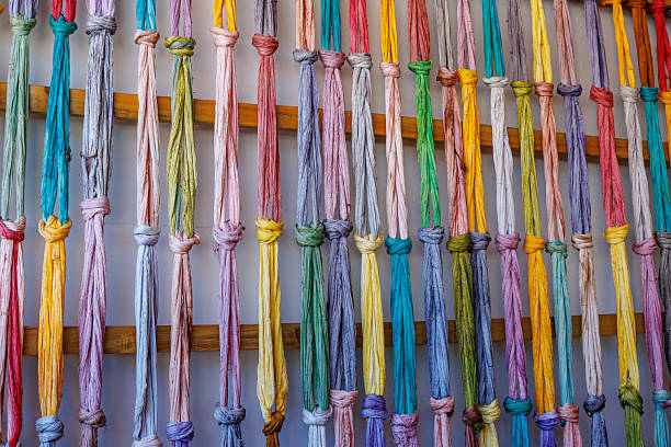Color fabrics in San Juan de la Laguna Guatemala