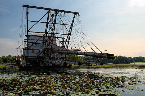 istock The last abandoned tin mining dredger during British colonial now display in Tanjung Tualang, Batu Gajah, Perak, Malaysia 2211070926