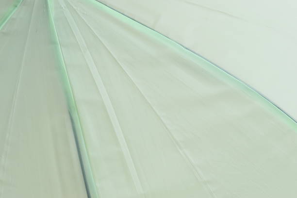 surface of open green umbrella background
