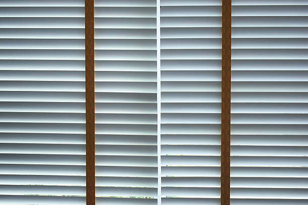 istock white window blinds in home, object for decorate interior of house 2211080702