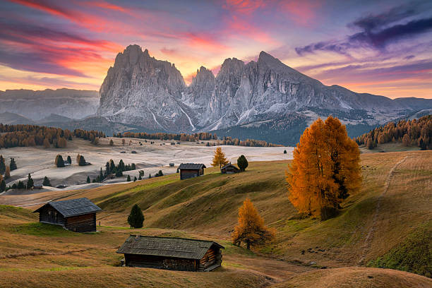 istock Alpe di Siusi valley in Italian dolomites 2211083949