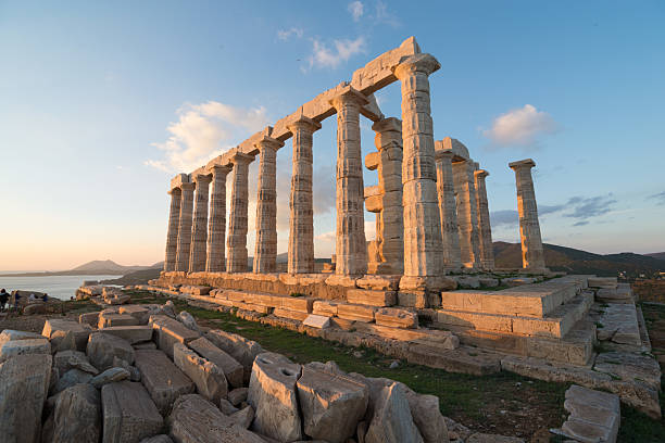 istock Ruins of Poseidon temple 2211084544