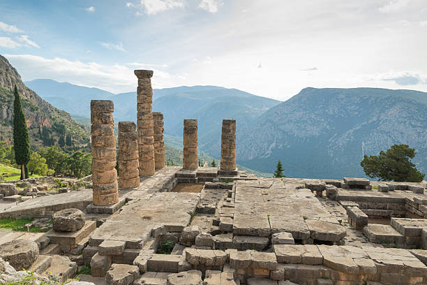 The archaeological site of Delphi has been inscribed upon the the World Heritage List of UNESCO. The ruins of the Temple of Apollo