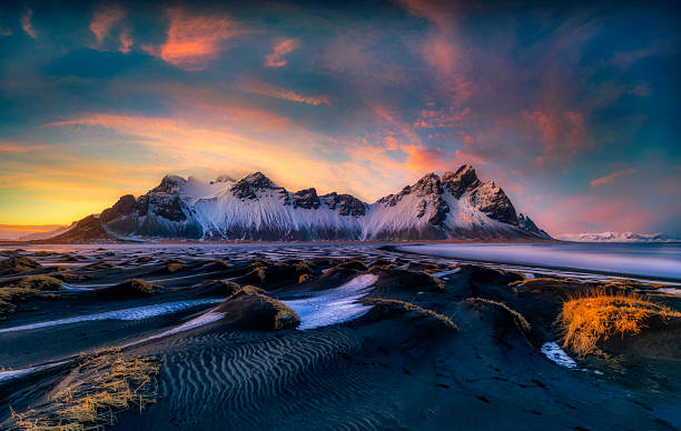 istock Famous Stokksness beach in Iceland during sunset 2211090022