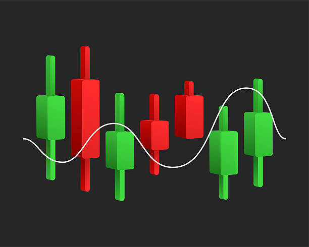 istock Graph Stock Trade with 3D Candlestick Graph Pattern Financial Investment Signs, Economic Exchange Trend Analysis, Market Business Data Trading Success Visualization 2211094691