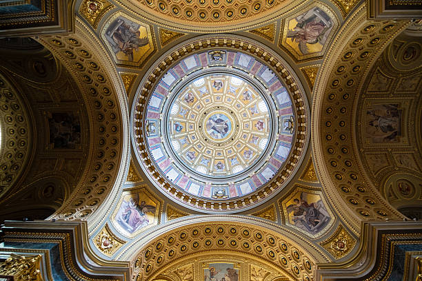 istock Inside view of St. Stephen Basilica in Budapest 2211094694