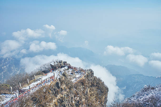 istock Snow scenery of Mount Emei in Sichuan 2211095072