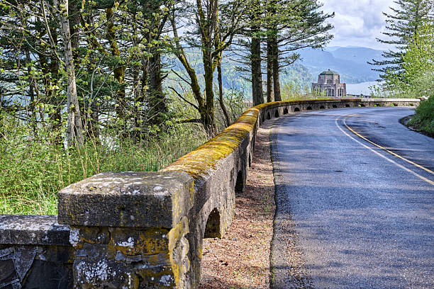 istock Scenic Road and Vista House 2211101855
