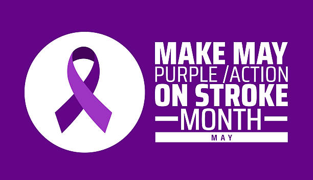 istock Make May Purple Action On Stroke Month background banner or poster design template. observed every year in May. Holiday concept. Use to any Template, card, poster, placard, template. 2211108046