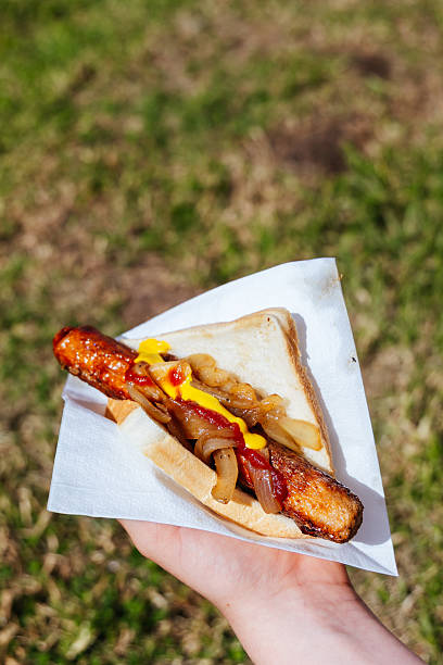 istock Sausage Sizzle BBQ in Australia 2211114770