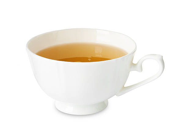 istock Refreshing green tea in cup isolated on white 2211125225