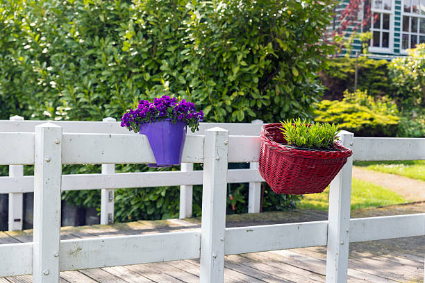 istock white wooden fence 2211130132