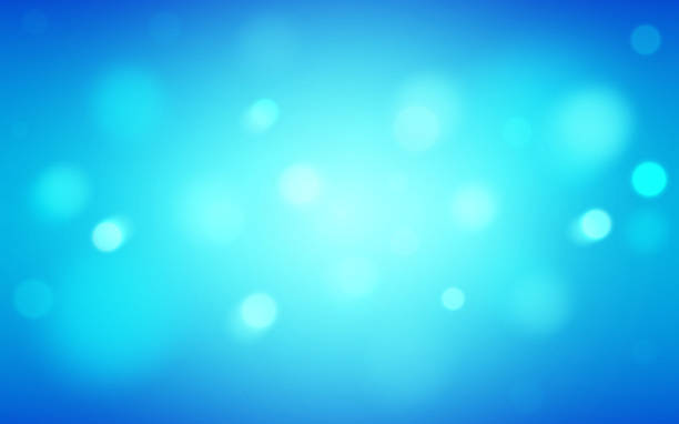 istock Pale soft blue colored shining starry square blur and bokeh effect backgrounds. stock illustration 2211133331