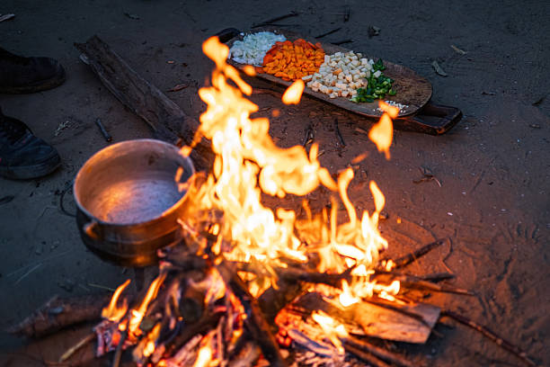 Deep frying vegetables