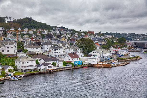 istock Farsund town, Norway 2211142770