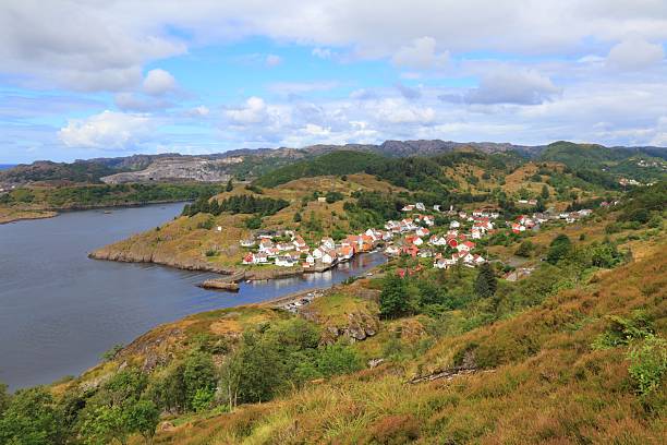 istock Sogndalstrand town in Rogaland, Norway 2211143535