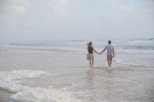 Mediterranean tropical beach and people
