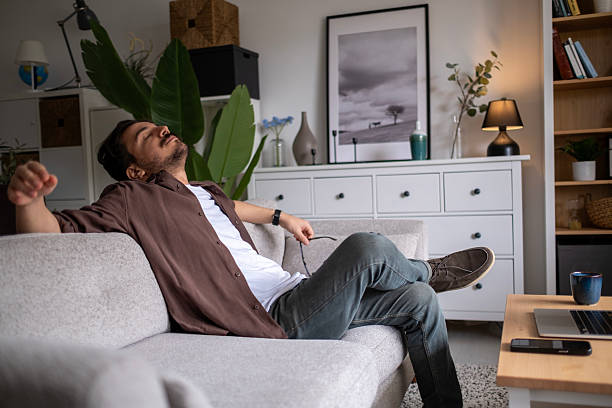 istock A man tired of working 2211145562