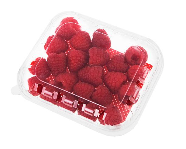 istock Plastic box with fresh fruit. Food. Strawberries. 2211150210