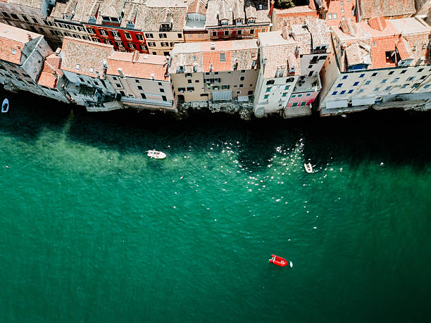 istock Rovinj old town from a drone 2211152746