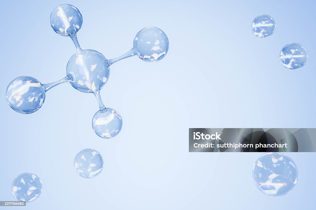 Crystal Clear 3d Molecular Structure Scientific Visualization Design 3d ...