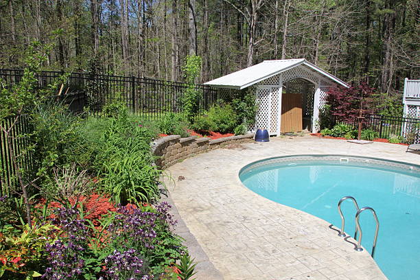 Pool im Garten
