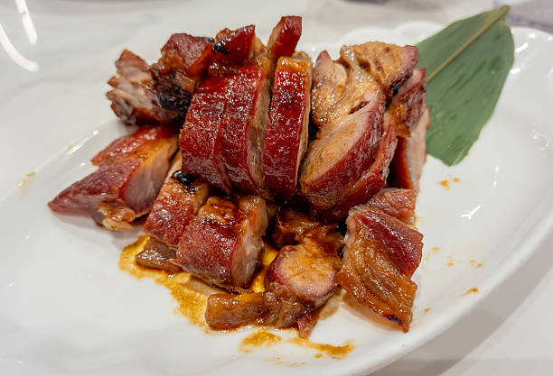 istock Cantonese honey roast pork. 2211164240