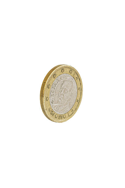 istock Reverse side (tails) of a Spanish 1 euro coin from 2000 2211168026